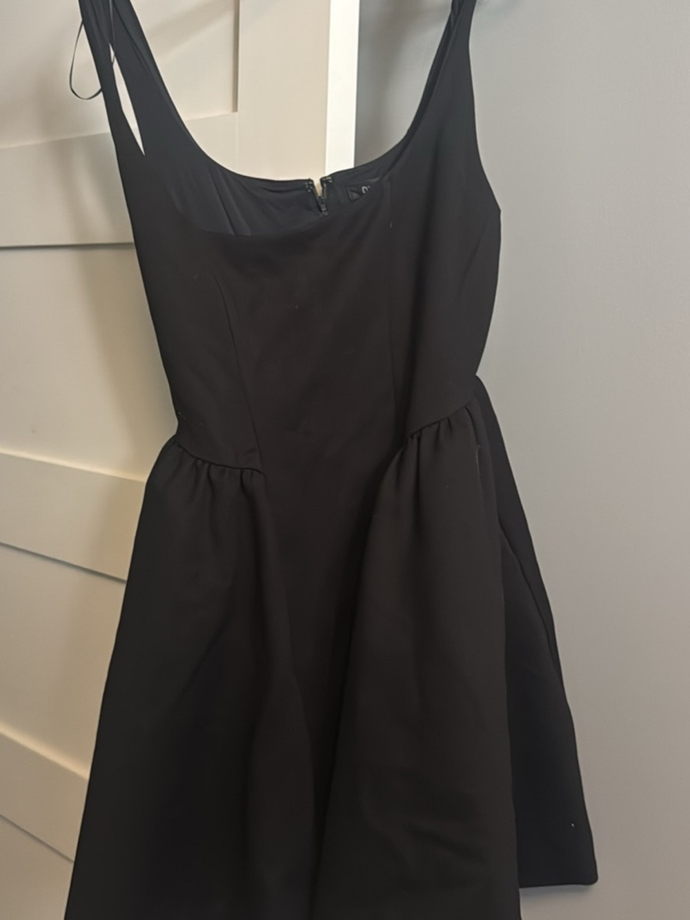 Classic Black Sleeveless Fit-and-Flare Dress